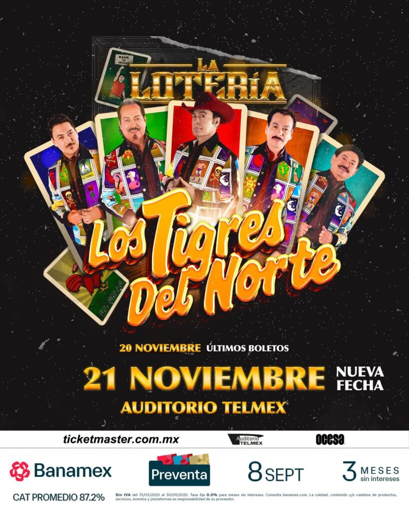 LOS TIGRES DEL NORTE GUADALAJARA 2025 AUDITORIO TELMEX