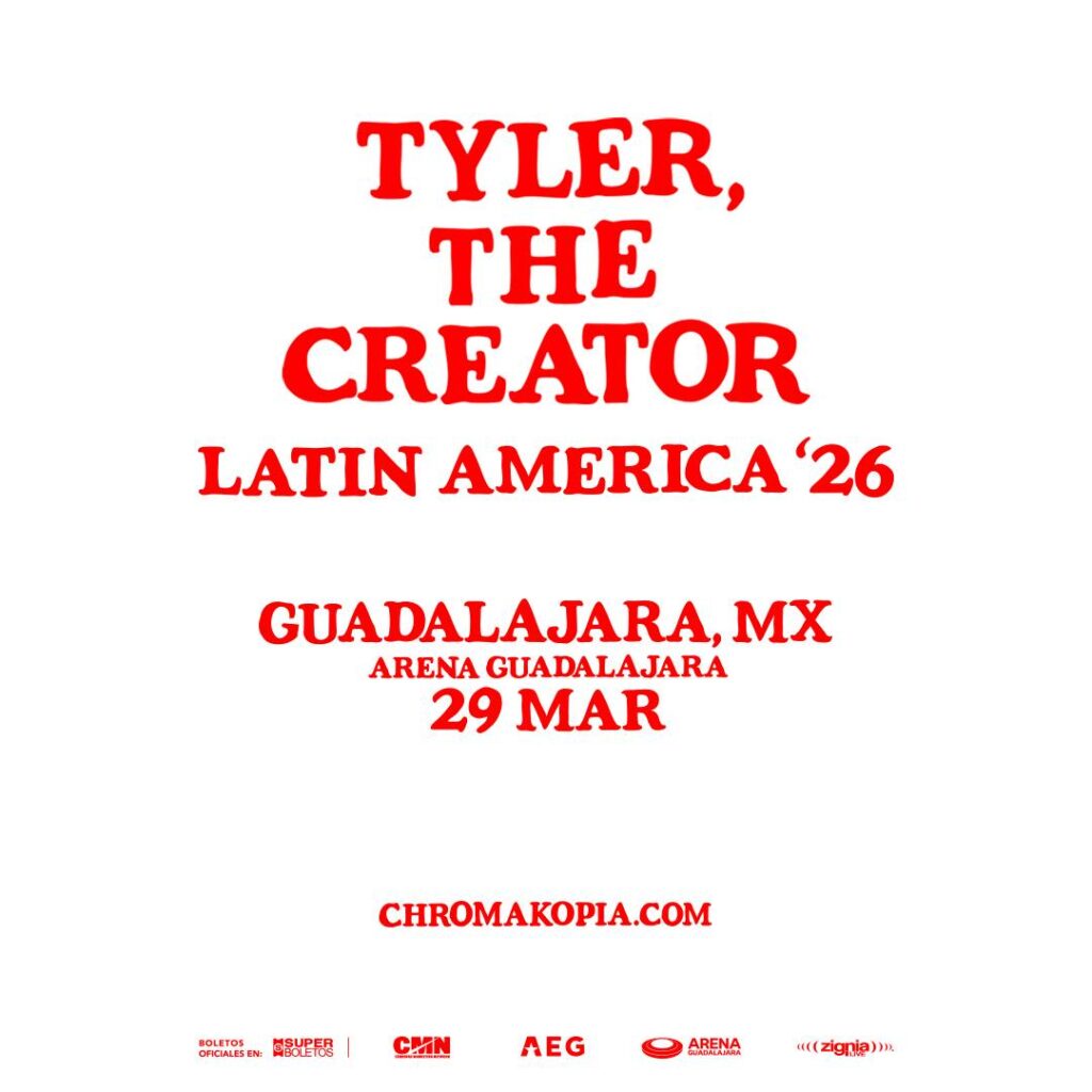 TYLER THE CREATOR GUADALAJARA 2026 ARENA GUADALAJARA
