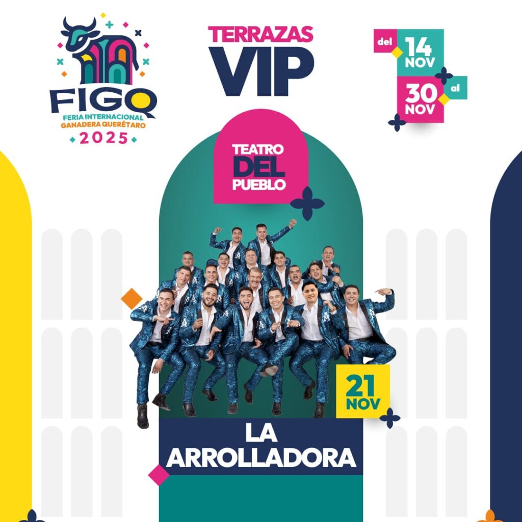 LA ARROLLADORA BANDA EL LIMÓN QUERÉTARO 2025 FERIA INTERNACIONAL GANADERA