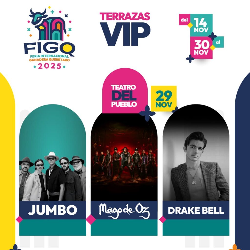 DRAKE BELL JUMBO MAGO DE OZ QUERÉTARO 2025 FERIA INTERNACIONAL GANADERA