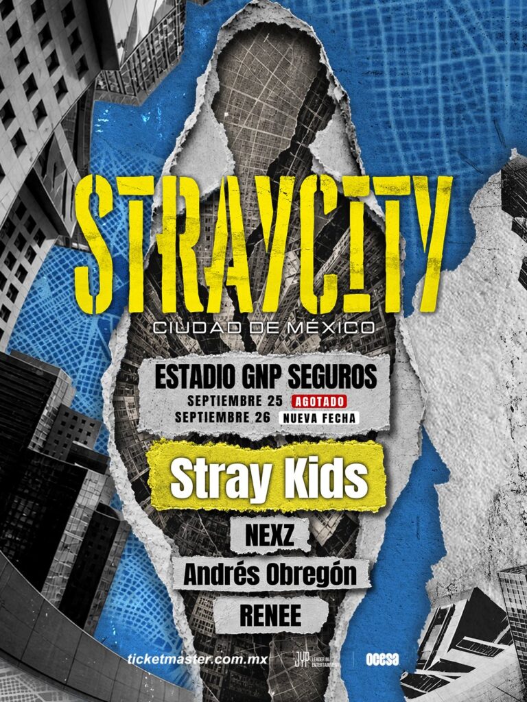 MAPA DE PRECIOS STRAY KIDS CDMX 2026 ESTADIO GNP SEGUROS