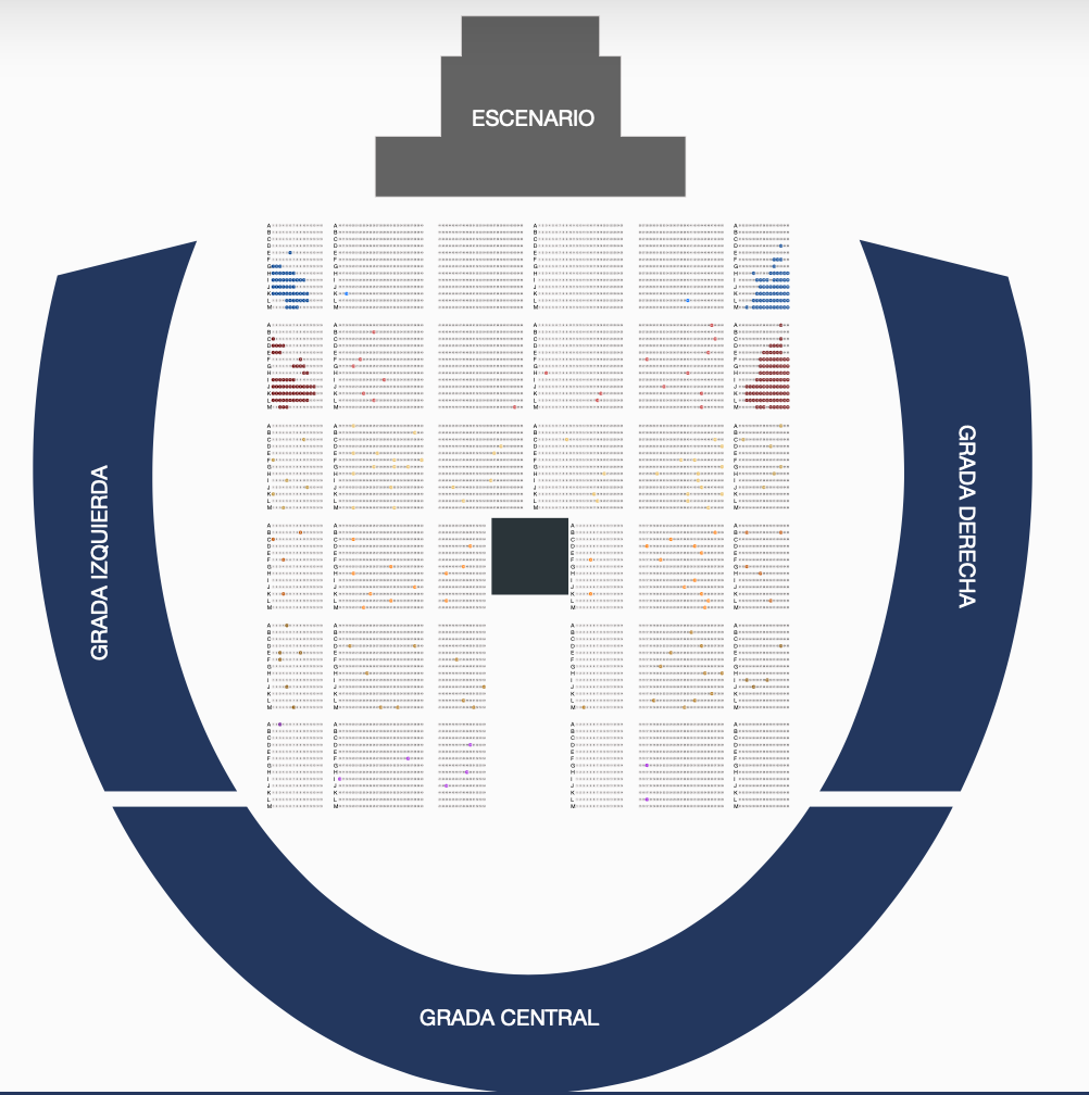 MAPA ESTADIO MORELOS JULIÓN ÁLVAREZ