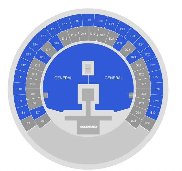 MAPA PALACIO DE LOS DEPORTES