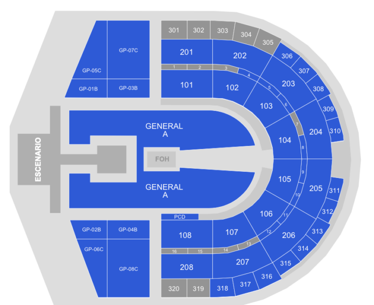 MAPA ARENA VFG