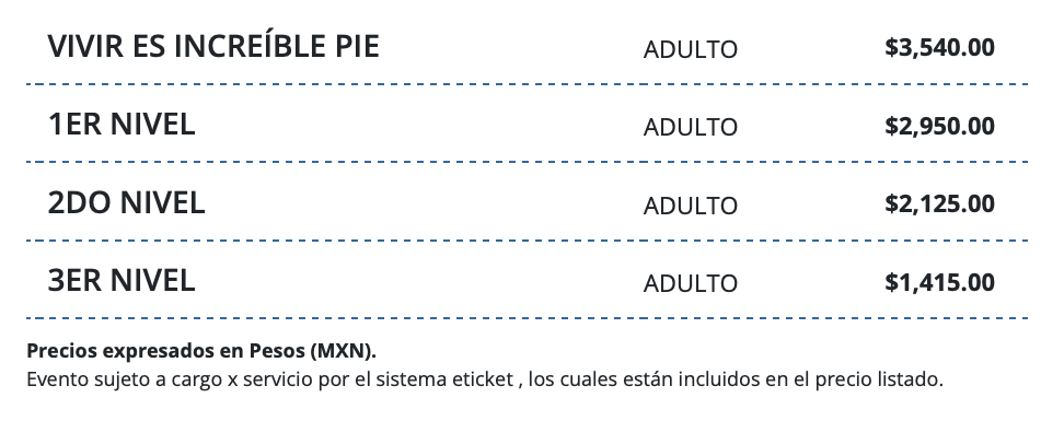 PRECIOS BEÉLE PUEBLA 2026 AUDITORIO GNP SEGUROS