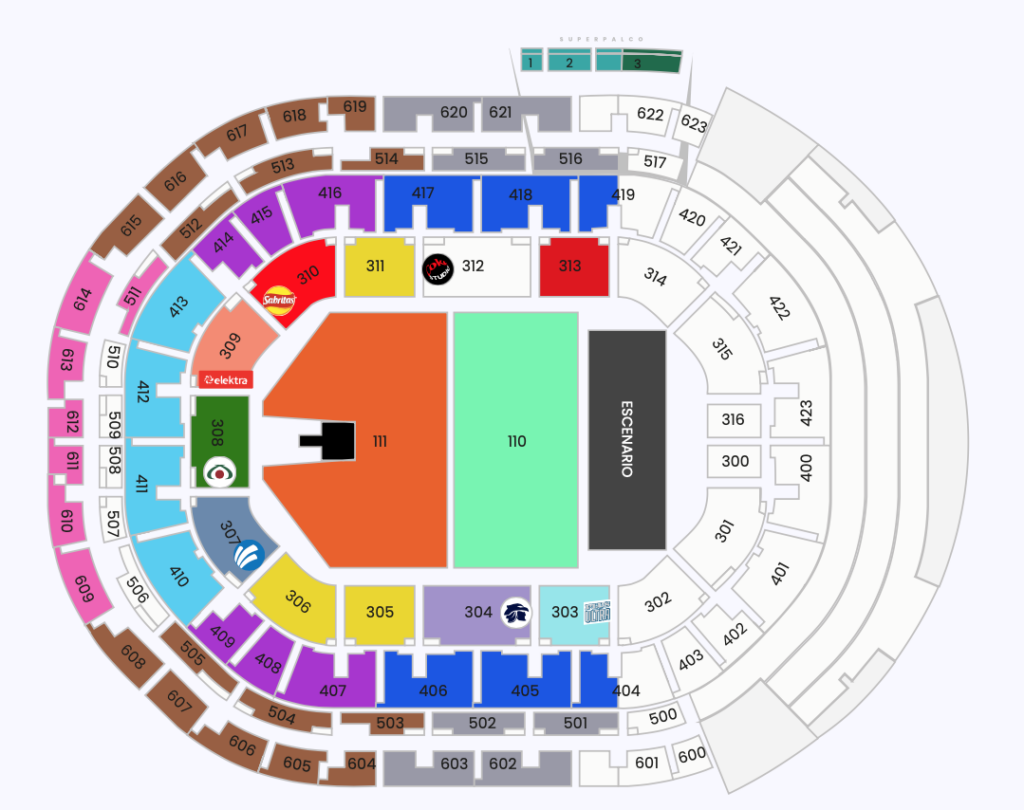 MAPA ARENA GUADALAJARA