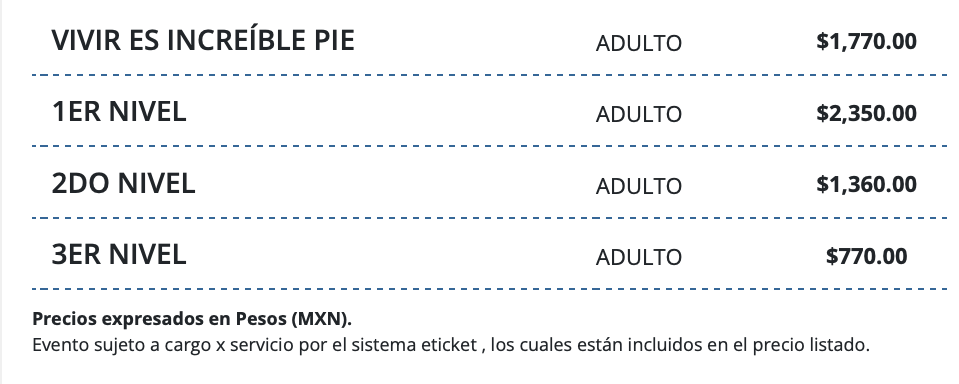 PRECIOS CAMILO PUEBLA 2026 AUDITORIO GNP SEGUROS