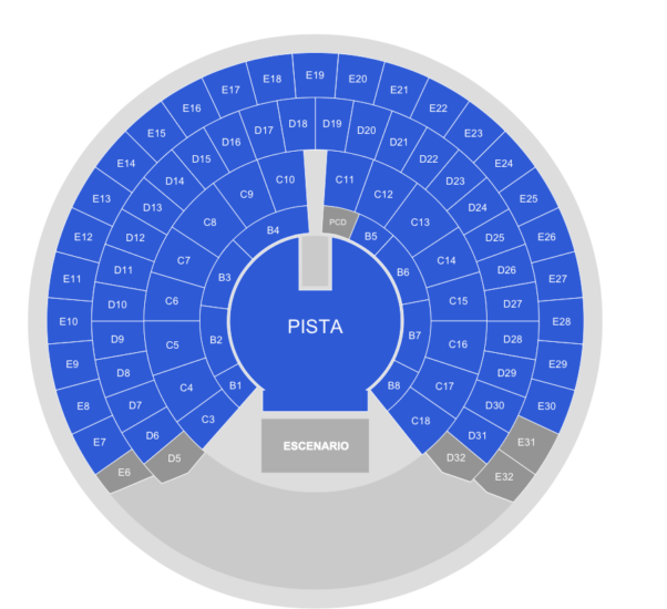 MAPA PALACIO DE LOS DEPORTES