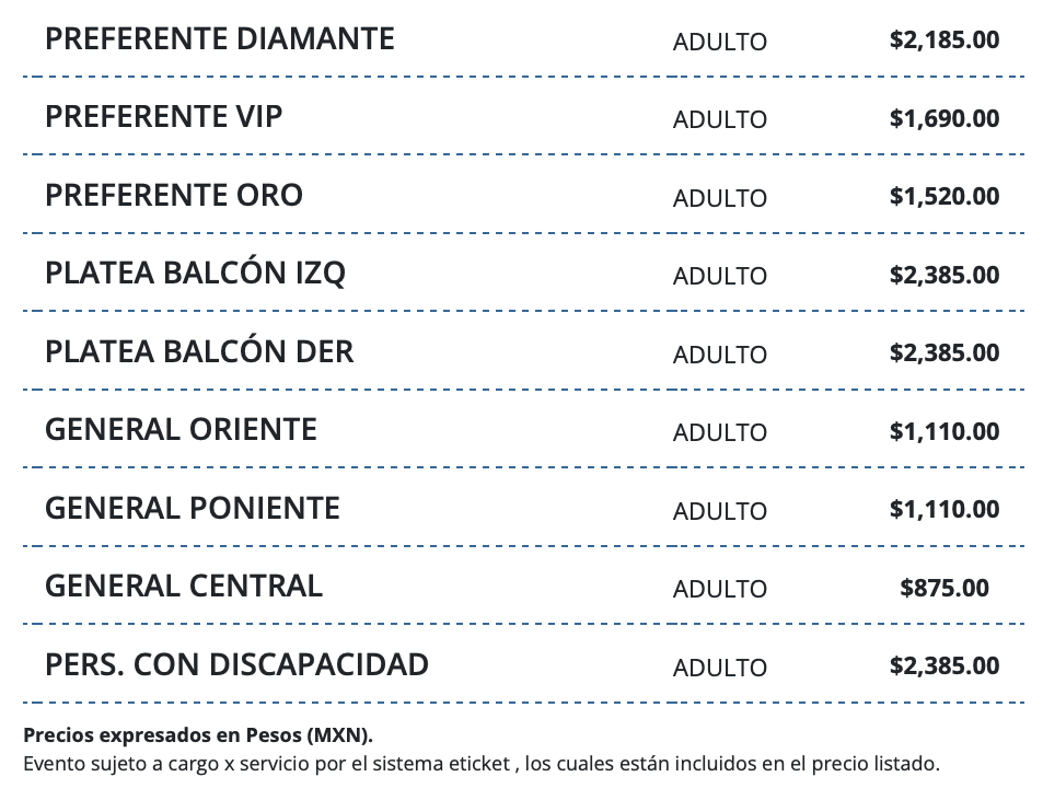 precios ÁLVARO DÍAZ QUERÉTARO 2026 AUDITORIO JOSEFA ORTÍZ