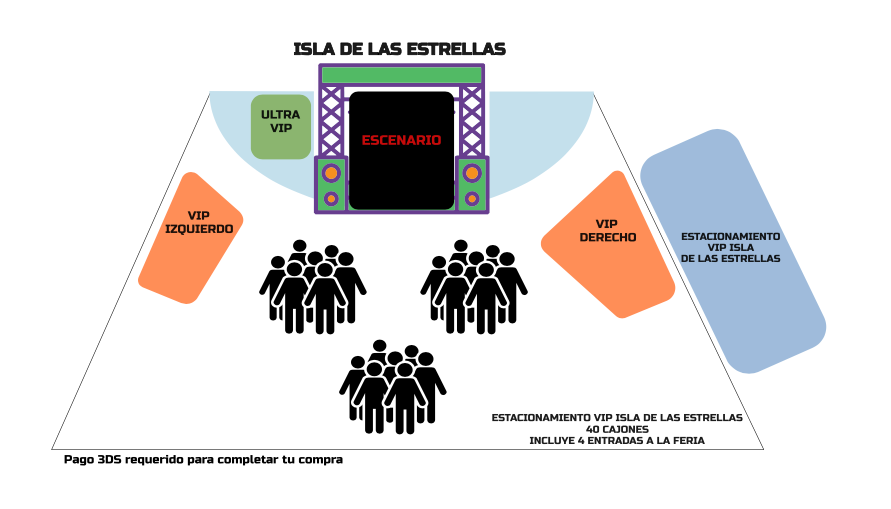 MAPA ISLA DE LAS ESTRELLAS FIESTAS DEL SOL