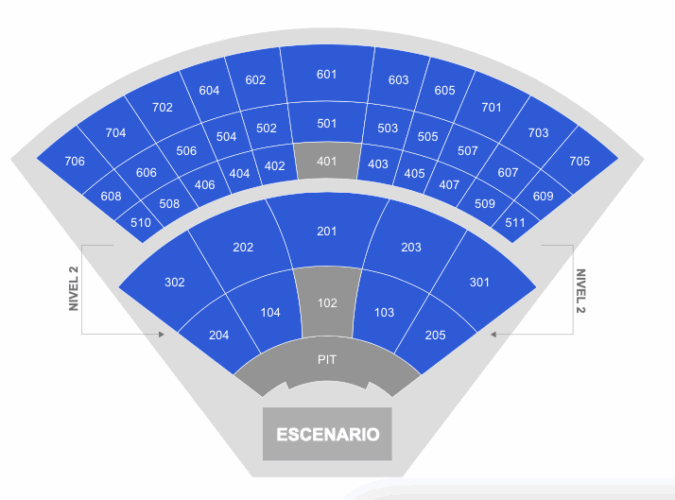 MAPA AUDITORIO TELMEX