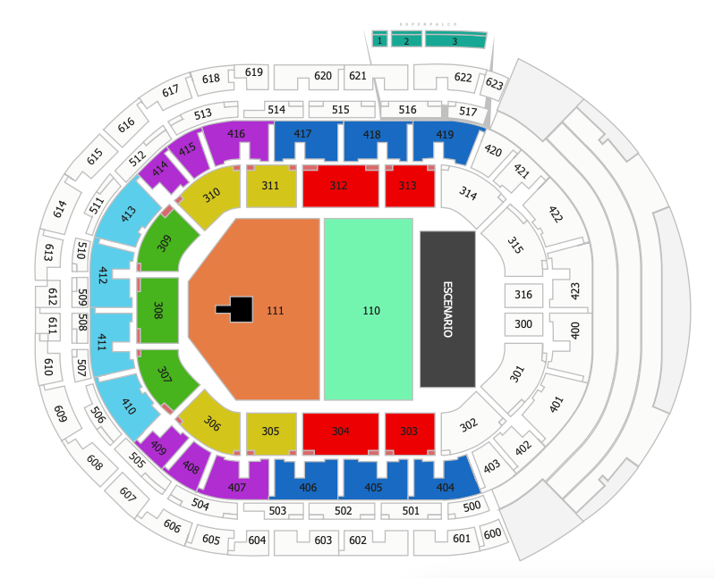 MAPA ARENA GUADALAJARA