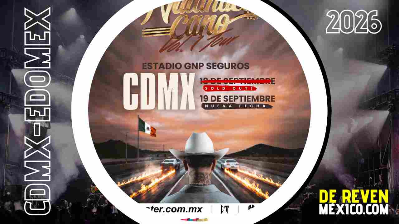 NATANAEL CANO CDMX 2026 ESTADIO GNP SEGUROS