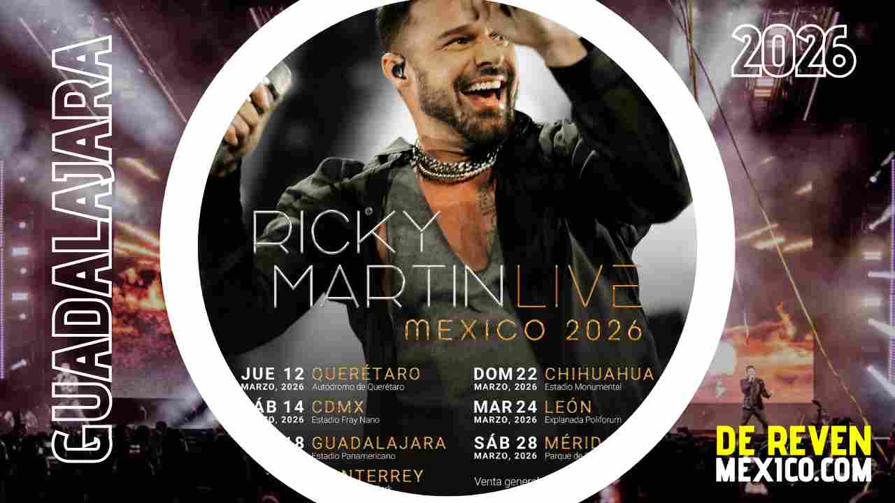 RICKY MARTIN GUADALAJARA 2026 ESTADIO PANAMERICANO