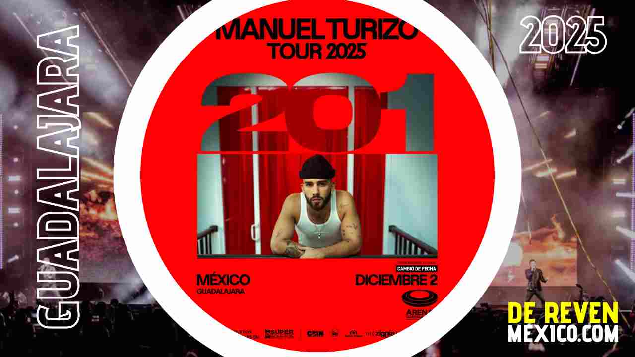 MANUEL TURIZO GUADALAJARA 2025 ARENA GUADALAJARA