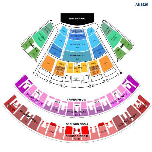 MAPA AUDITORIO NACIONAL