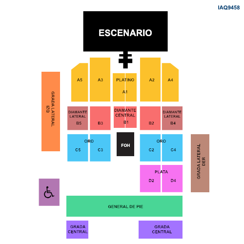 MAPA PRECIOS DEF LEPPARD QUERÉTARO 2026 AUTÓDROMO QUERÉTARO