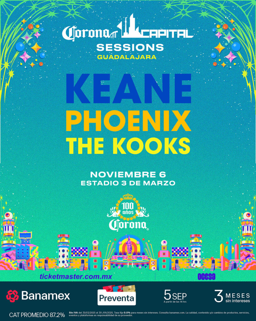 CORONA CAPITAL SESSIONS GUADALAJARA 2025 ESTADIO 3 DE MARZO