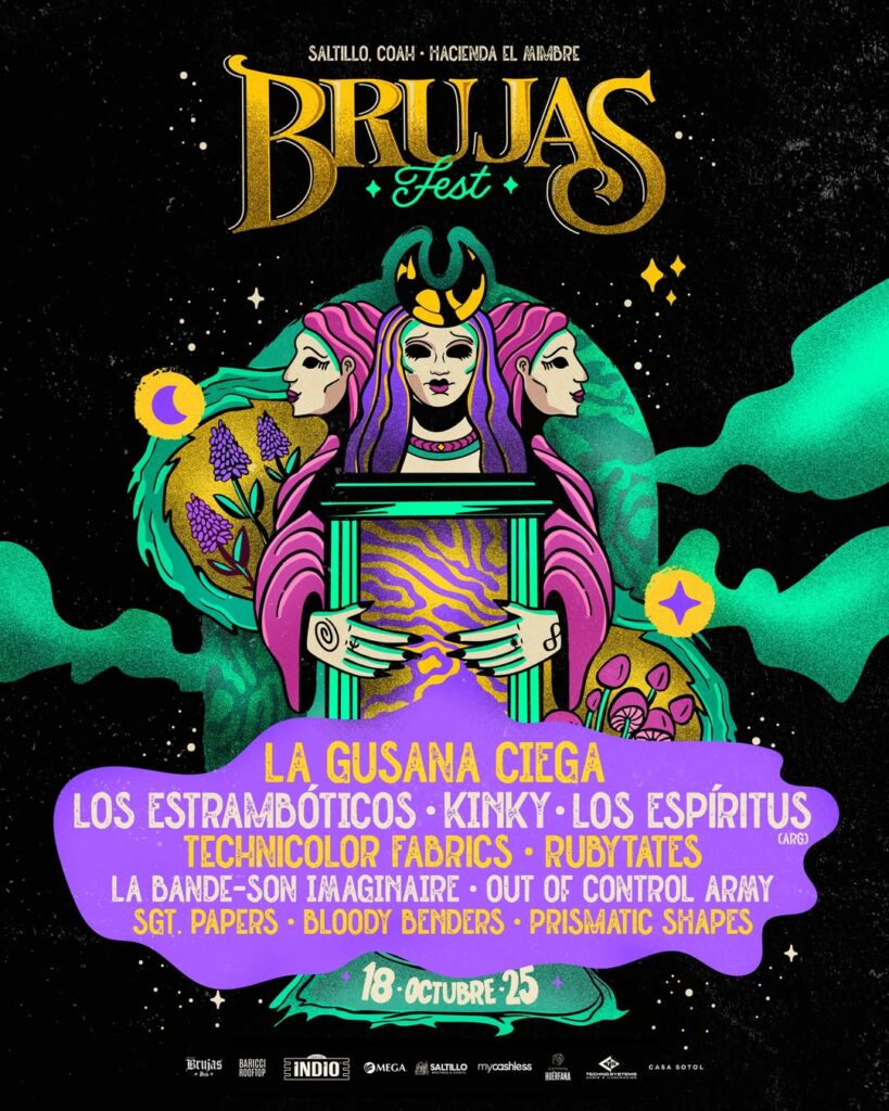 CARTEL BRUJAS FEST 2025 EN SALTILLO