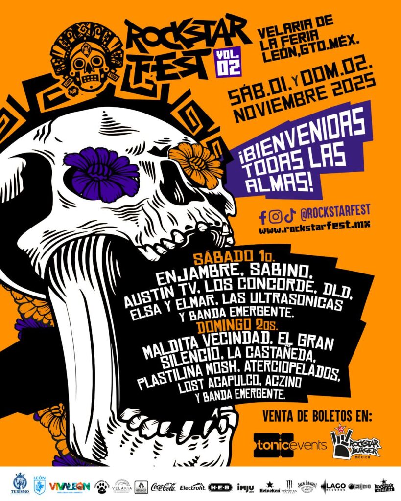 CARTEL ROCKSTAR FEST 2025 EN LEÓN