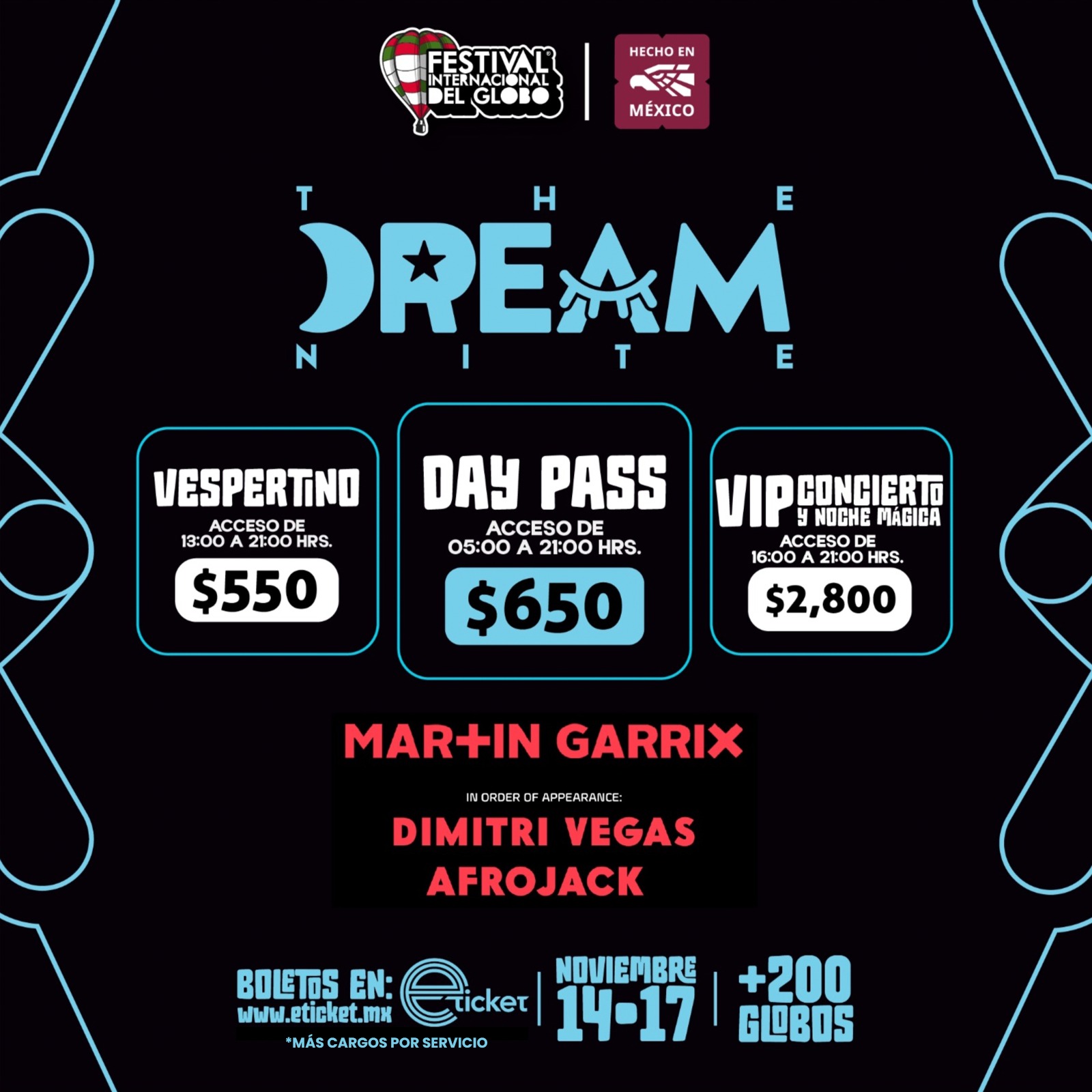 THE DREAM NITE LEÓN 2025 FESTIVAL INTERNACIONAL DEL GLOBO