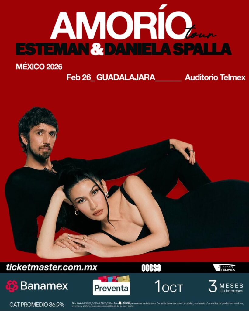 ESTEMAN Y DANIELA SPALLA GUADALAJARA 2026 AUDITORIO TELMEX