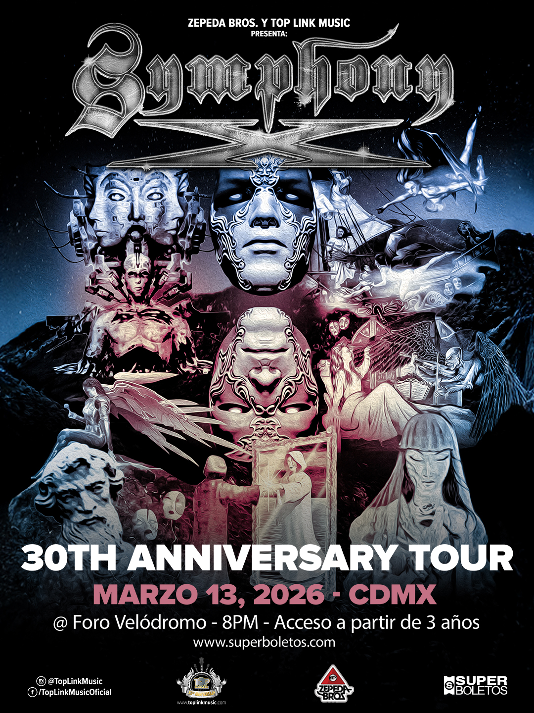 SYMPHONY X CDMX 2026 VELÓDROMO OLÍMPICO