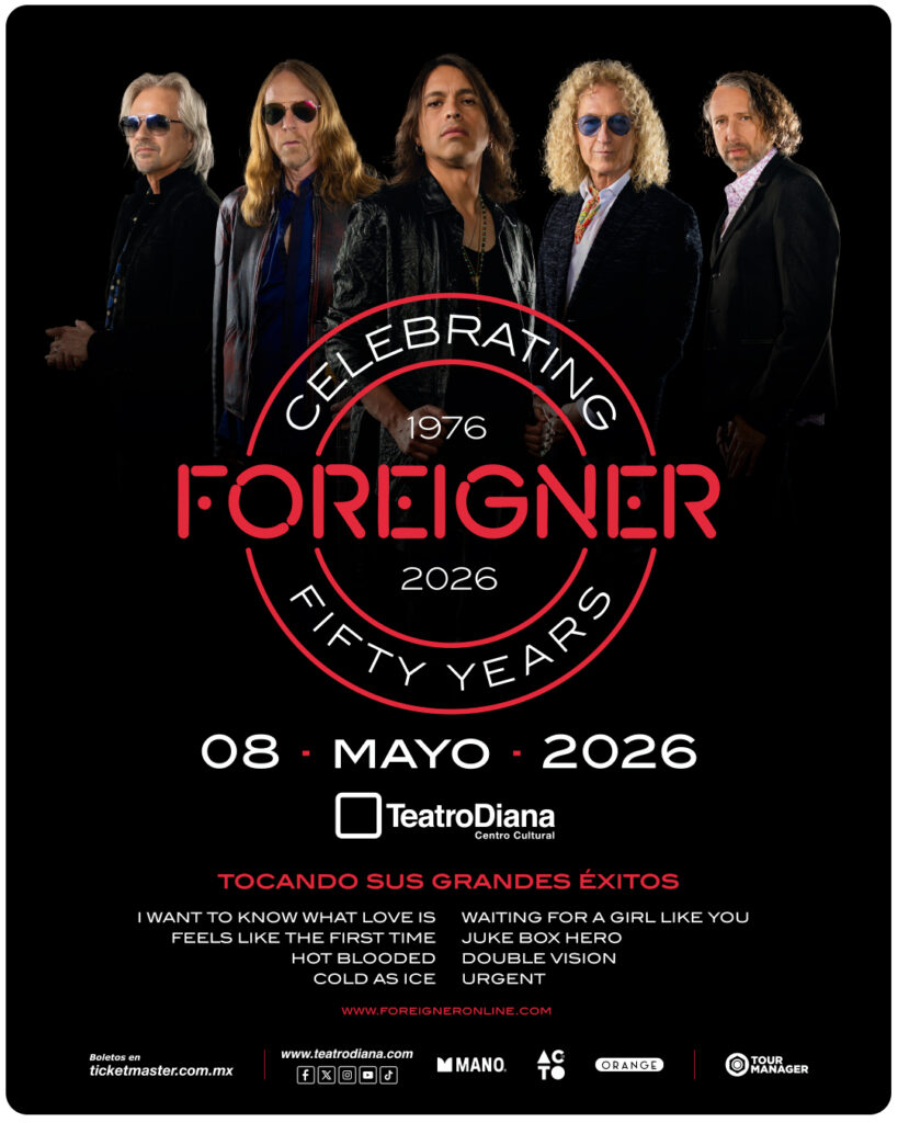 FOREIGNER GUADALAJARA 2026 TEATRO DIANA