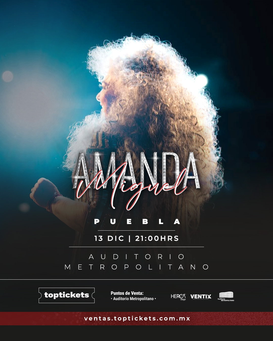 AMANDA MIGUEL PUEBLA 2025 AUDITORIO METROPOLITANO