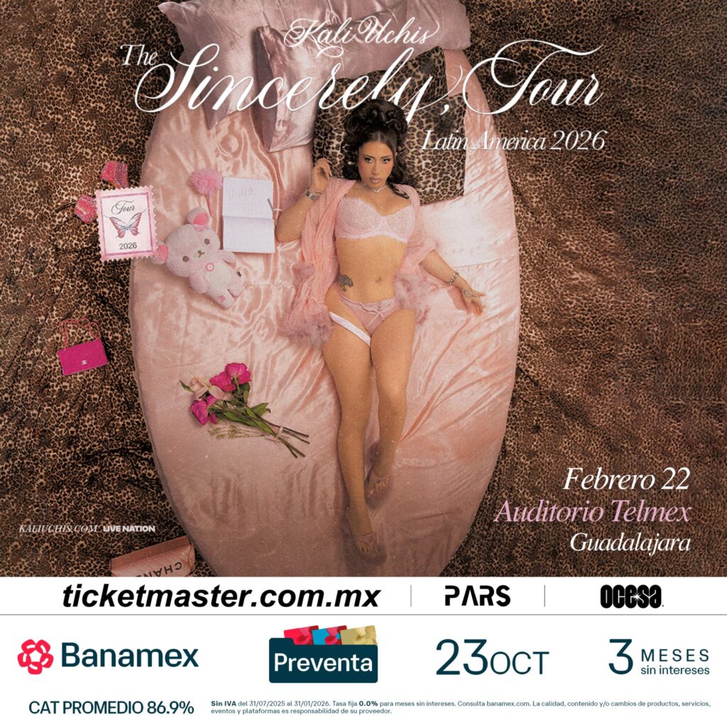 KALI UCHIS GUADALAJARA 2026 AUDITORIO TELMEX