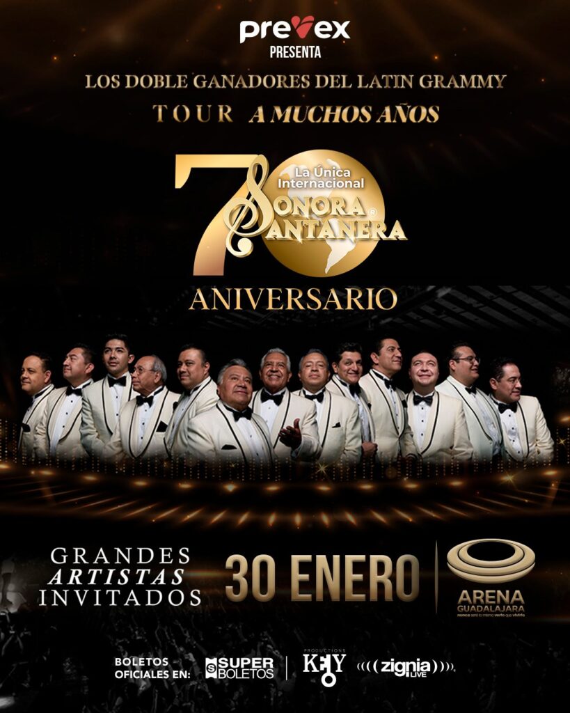 SONORA SANTANERA GUADALAJARA 2026 ARENA GUADALAJARA