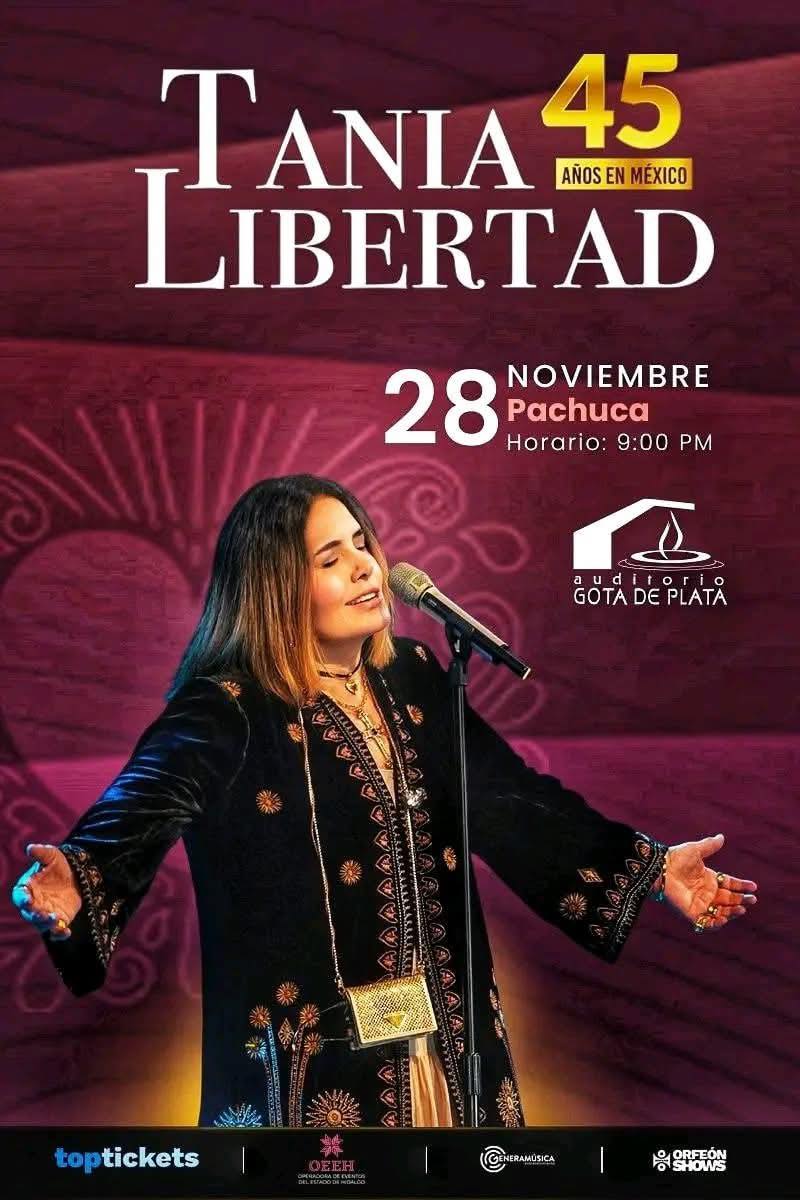 TANIA LIBERTAD PACHUCA 2025 AUDITORIO GOTA DE PLATA