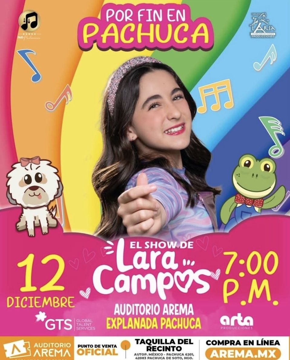 LARA CAMPOS PACHUCA 2025 AUDITORIO AREMA EXPLANADA