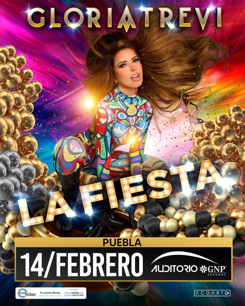 GLORIA TREVI PUEBLA 2026 AUDITORIO GNP SEGUROS