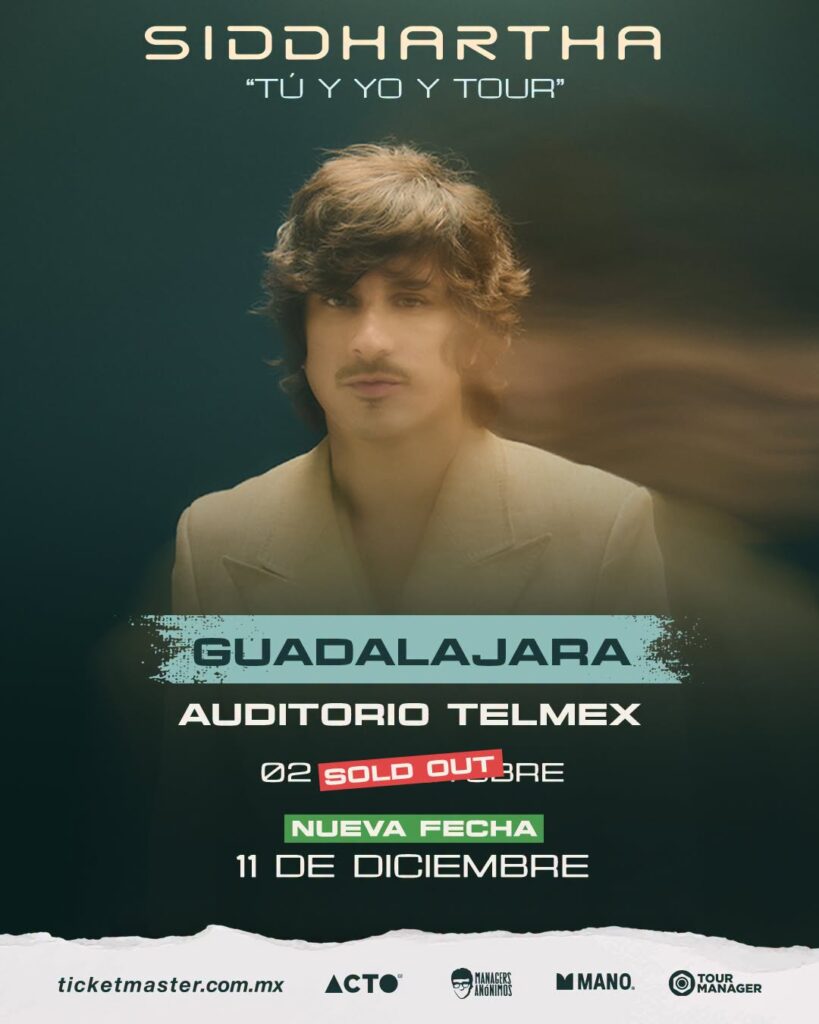 SIDDHARTHA GUADALAJARA 2026 AUDITORIO TELMEX