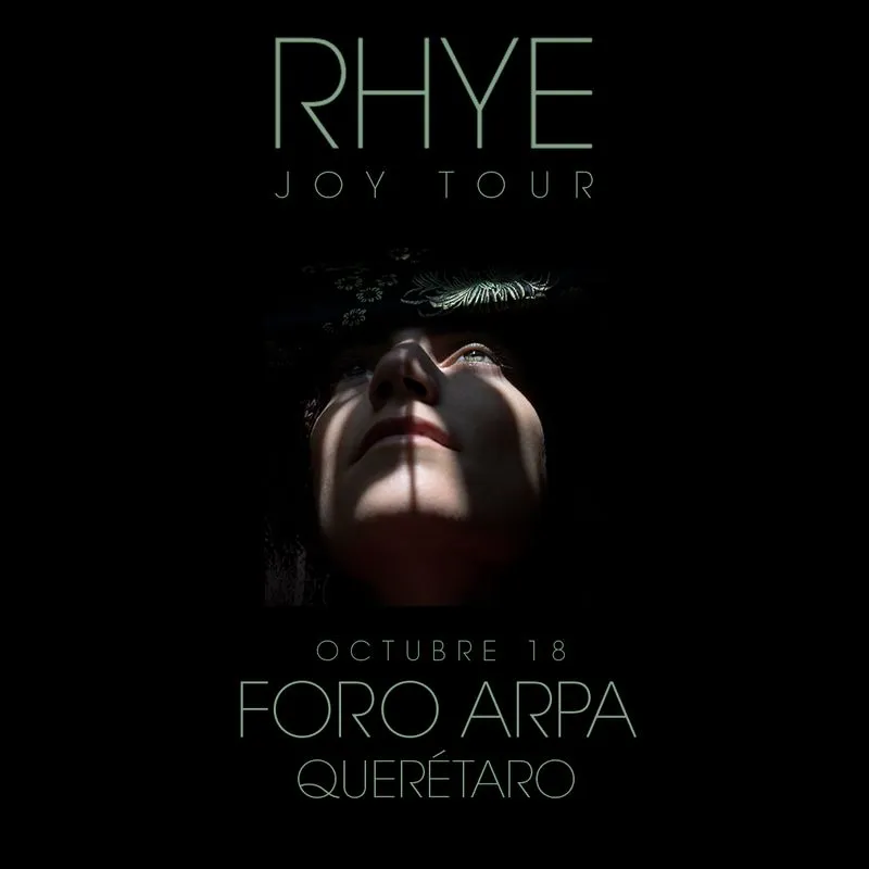 RHYE QUERÉTARO 2026 FORO ARPA