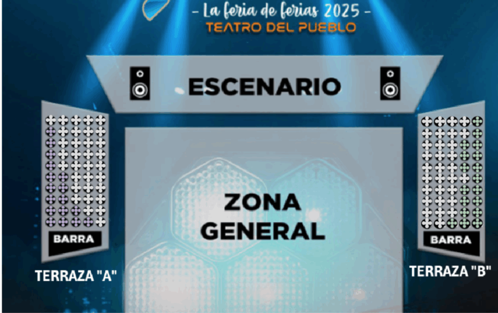 MAPA TEATRO DEL PUEBLO FERIA TLAXCALA