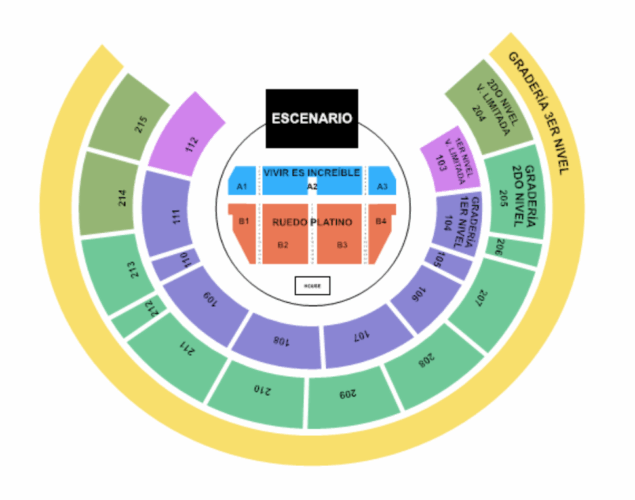 MAPA AUDITORIO GNP SEGUROS