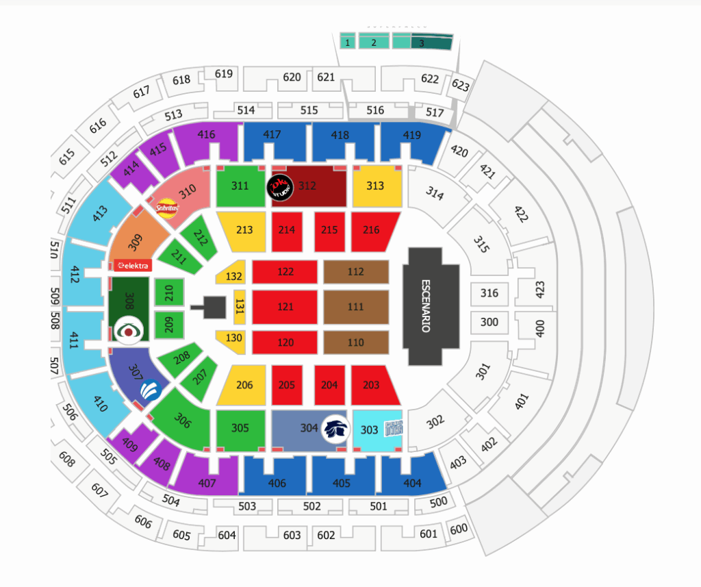 MAPA ARENA GUADALAJARA