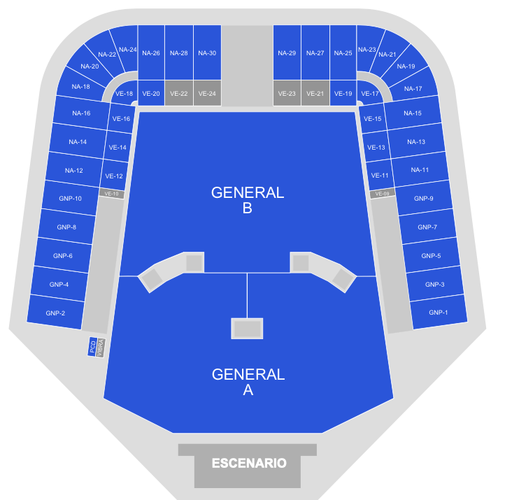 MAPA ESTADIO GNP SEGUROS