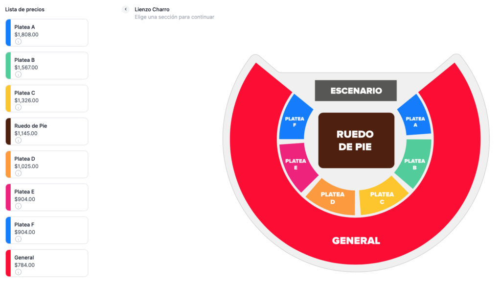 MAPA DE PRECIOS ENJAMBRE CIUDAD JUÁREZ 2026 LIENZO CHARRO