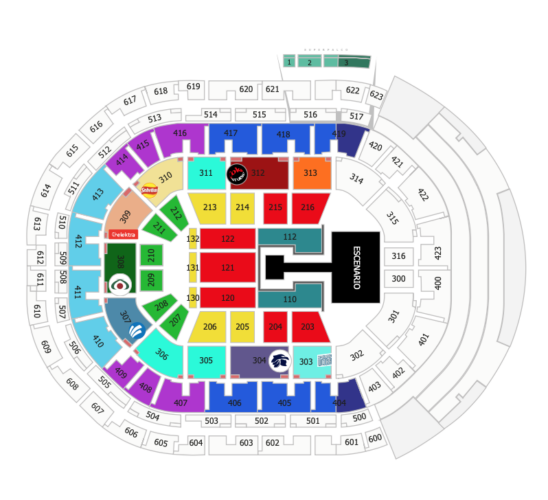 MAPA ARENA GUADALAJARA