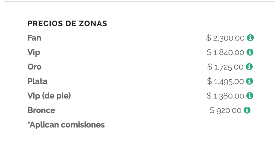 PRECIOS LOS AUTÉNTICOS CALIGARIS LA PAZ 2026 ARENA LA PAZ