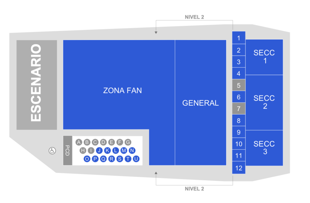 MAPA PEPSI CENTER