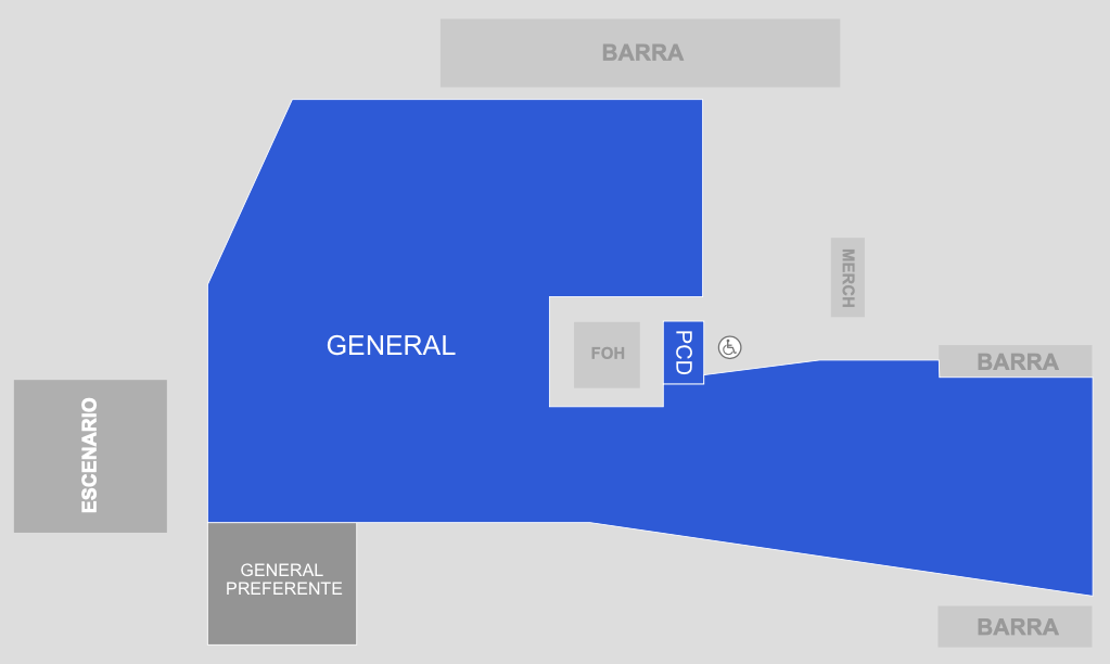 mapa Pabellón Oeste