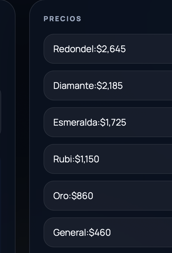 PRECIOS MOY BOBADILLA HERMOSILLO 2026 PALENQUE EXPO GANADERA