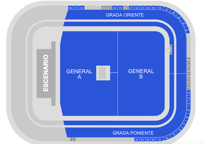 MAPA CORONA CAPITAL SESSIONS EN GUADALAJARA 2025