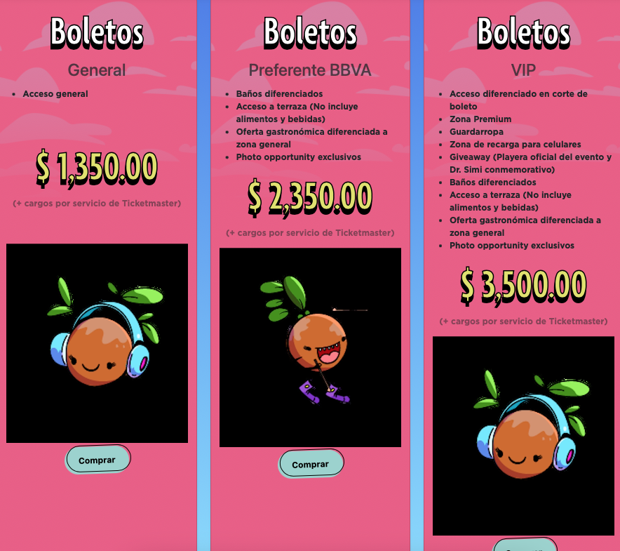 TIPOS DE BOLETOS Y BENEFICIOS SIMI FEST 2025