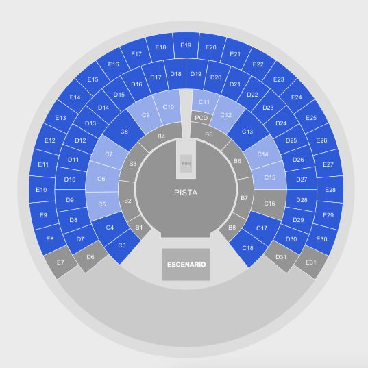MAPA PALACIO DE LOS DEPORTES