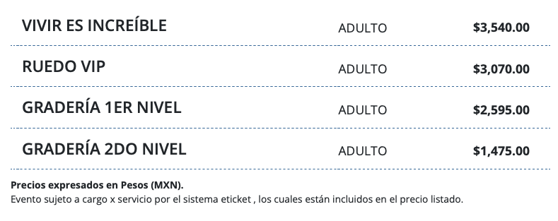 PRECIOS SOY LUNA MÉRIDA 2026 FORO GNP SEGUROS